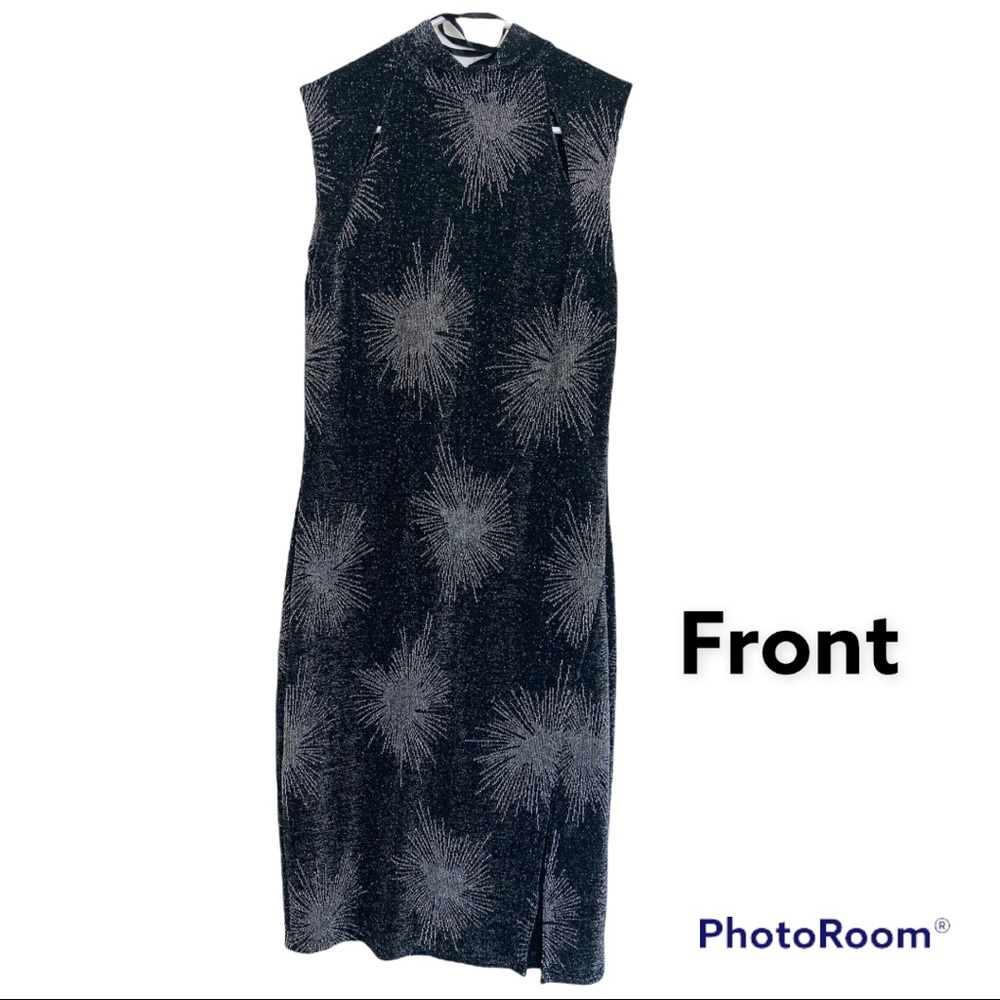 Enfocus Studio Silver Starburst Dress